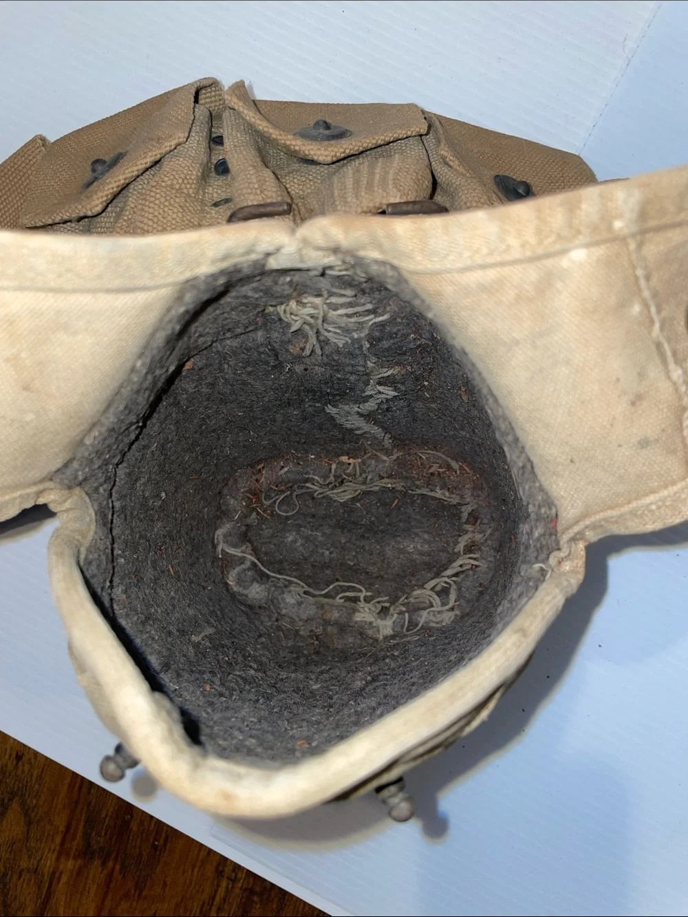 VTG 1942 WW11 Mills Ammo Belt with Canteen